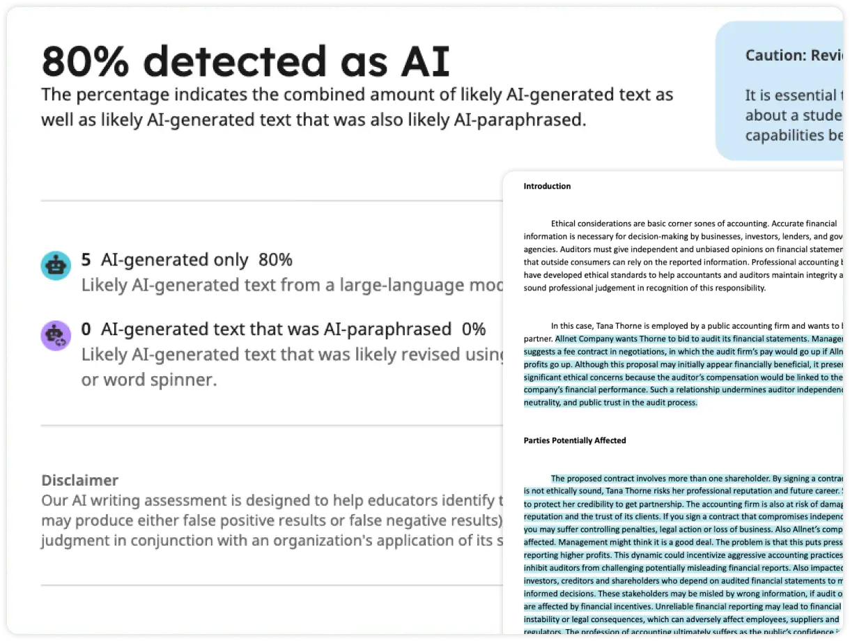 AI Detection Report Example